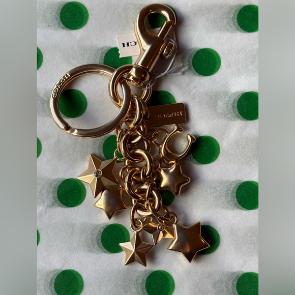 π’ππ’ COACH STAR CLUSTER BAG CHARM π KEYCHAIN π NWT π’ππ’ - Picture 16 of 16